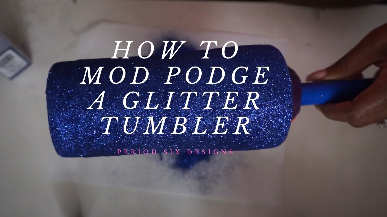 how to make glitter cups